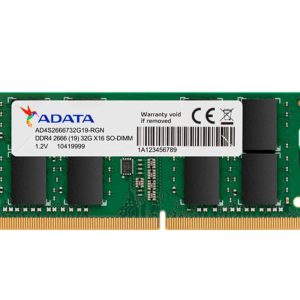 Adata Memoria Notebook 16GB Sodimm DDR4 2666Mhz, AD4S2666716G19-SGN