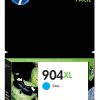 HP Tinta 904XL, Cyan, Alto Rendimiento, T6M04AL