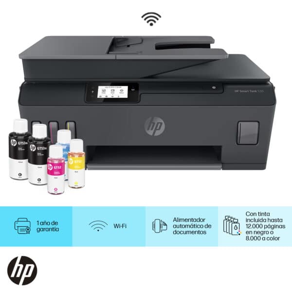 HP Multifuncional Smart Tank 530, Wifi, 4SB24A