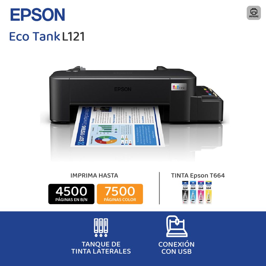 Epson Impresora L121, Tinta Contínua