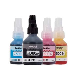Brother Pack 4 Tintas Colores BT500 + BTD60BK Negro PackBT500