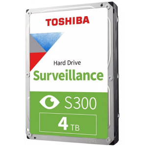 TOSHIBA Disco duro interno para Videovigilancia S300 4TB, HDWT840UZSVA